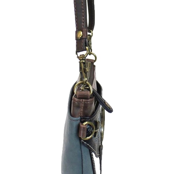 🤎🎼🎵🎤Sale”New & Gorgeous Faux Learher bag by Chaka.. This bag is convertible! - Picture 5 of 8